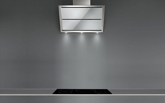 Вытяжка Falmec Design GLEAM 90 inox vetro bianco (800) preview 4