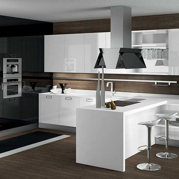 Вытяжка Falmec Design+ BUTTERFLY isola 90 inox vetro nero (800) preview 7