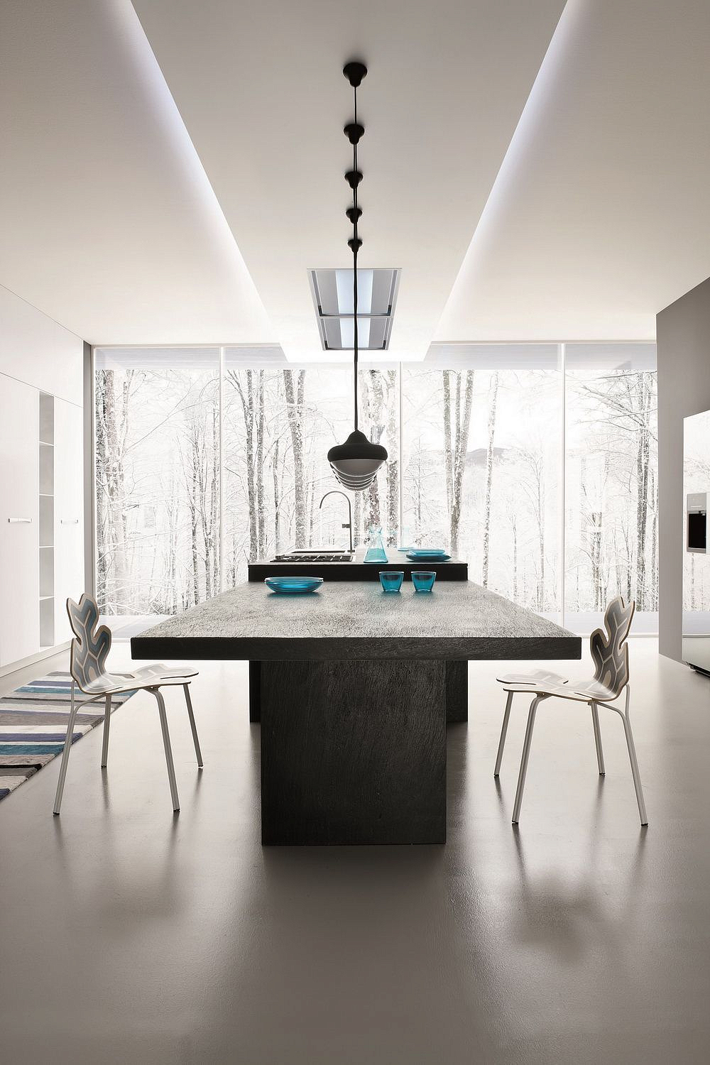 Вытяжка Falmec Design+ NUVOLA soffitto 140 inox preview 4