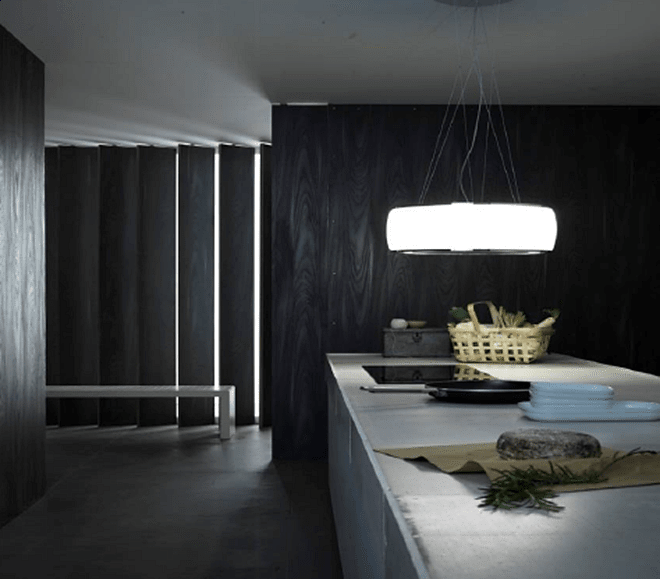 Вытяжка Falmec Circle.Tech SOFFIO isola 58 vetro bianco satinato (600) preview 5